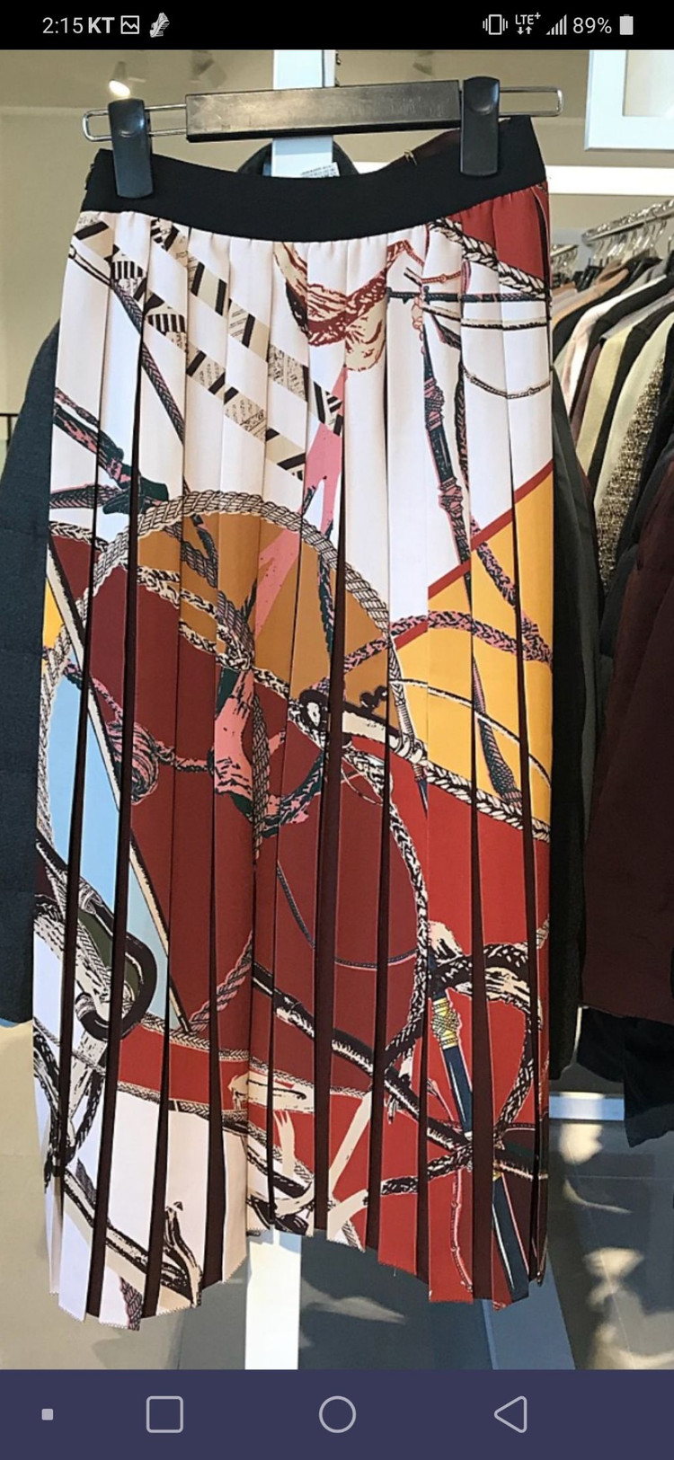 TIME 타임 플리츠 스커트 이미지