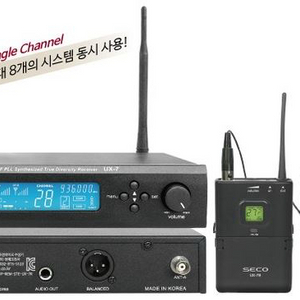 SECO UX-7 무선 마이크 세트입니다(세코 UX-7RBH)