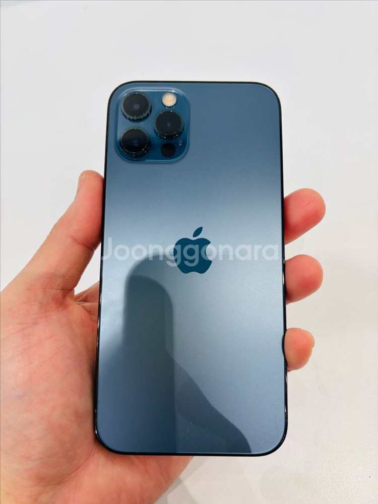 배터리 80% 아이폰 12 Pro 256GB 블루 80% 배터리양호--5