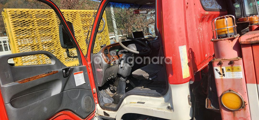 현대 마이티 3.5톤 고소작업차 바가지차--6