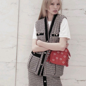 마쥬 maje 트위드 조끼 베스트 사이즈 36