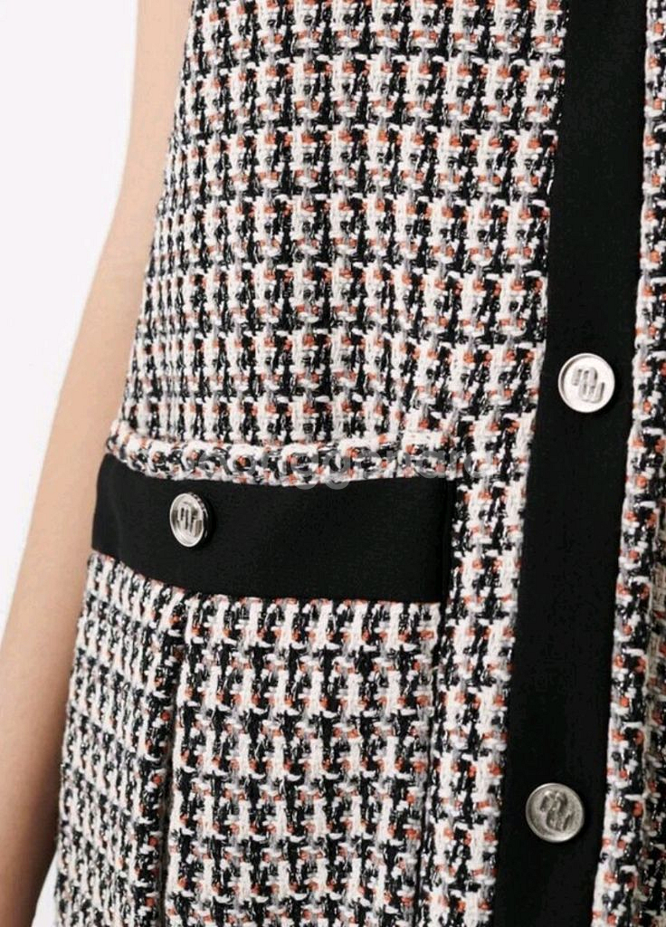 마쥬 maje 트위드 조끼 베스트 사이즈 36--4