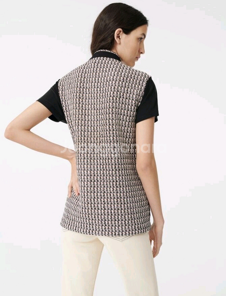 마쥬 maje 트위드 조끼 베스트 사이즈 36--5