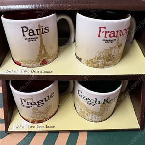 스타벅스 시티머그 시티컵 파리 프랑스 체코 프라하 데미타세