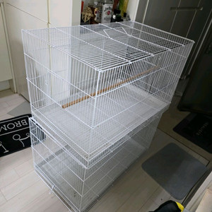 대형 앵무새 사육장2개(앵무새 날림장(750450)2개)