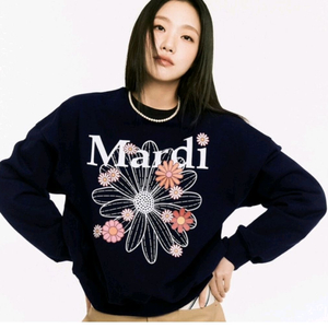 메르디마크르디 플라워 스웻 셔츠 사이즈 F
