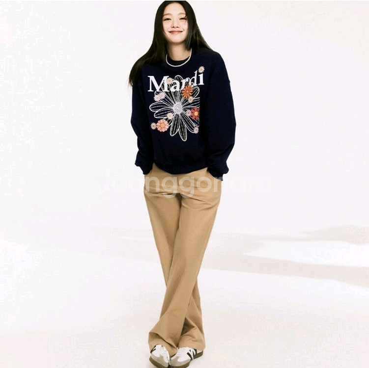 메르디마크르디 플라워 스웻 셔츠 사이즈 F--2