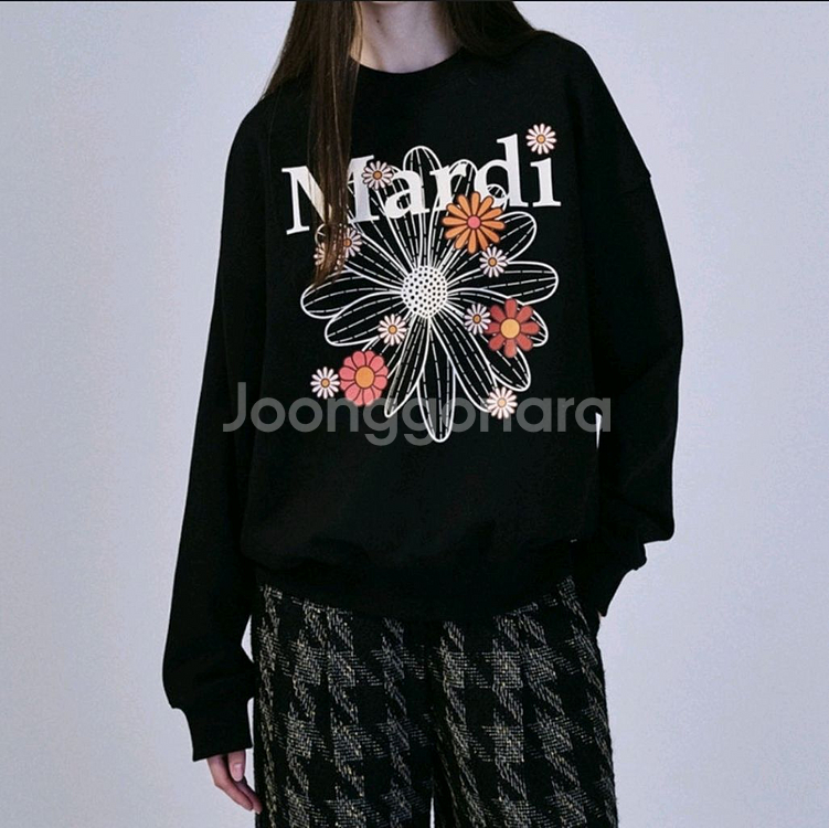 메르디마크르디 플라워 스웻 셔츠 사이즈 F--4