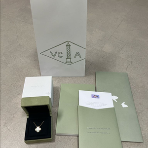 *풀세트*반클리프앤아펠 알함브라 빈티지 마더오브펄 목걸이