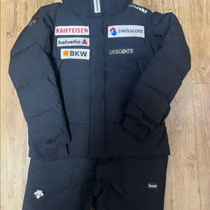 130 데상트 레플리카 아우디 패딩 바지 세트 스키 스키복 영애슬릿 썰매 보드 피닉스 골드윈