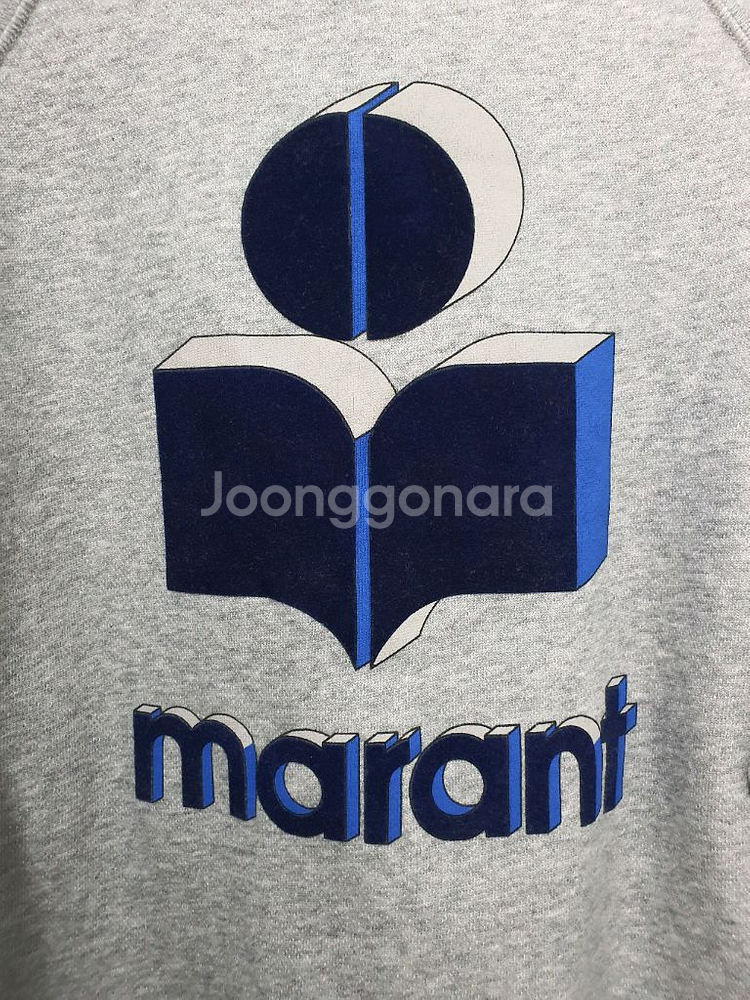 이자벨마랑 밀리 스웻셔츠 맨투맨 그레이 사이즈 38--5