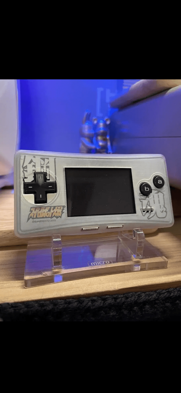 닌텐도 게임보이 미크로 gbm 정품 건담 한정판 페이스플레이트 이미지