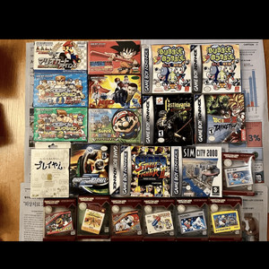 게임보이 gba gbc gbm 컬러 게임기 게임 카트리지 모음 정품 •각인 있는 제품들 이미지