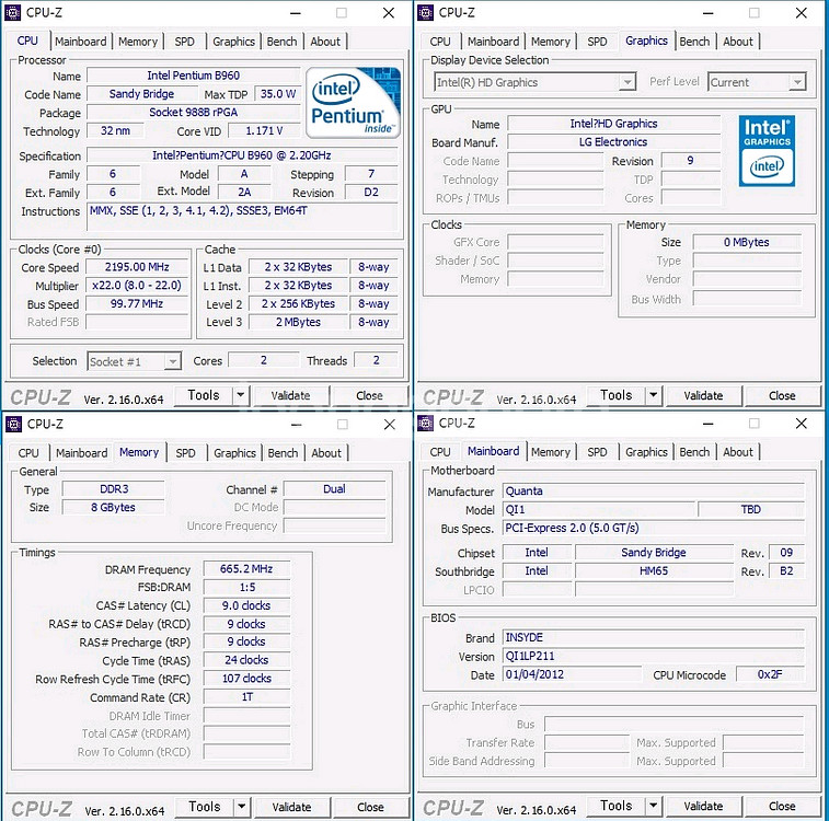 사무용 / 동영상 시청용 일체형 컴퓨터 본체(LG V30)--1