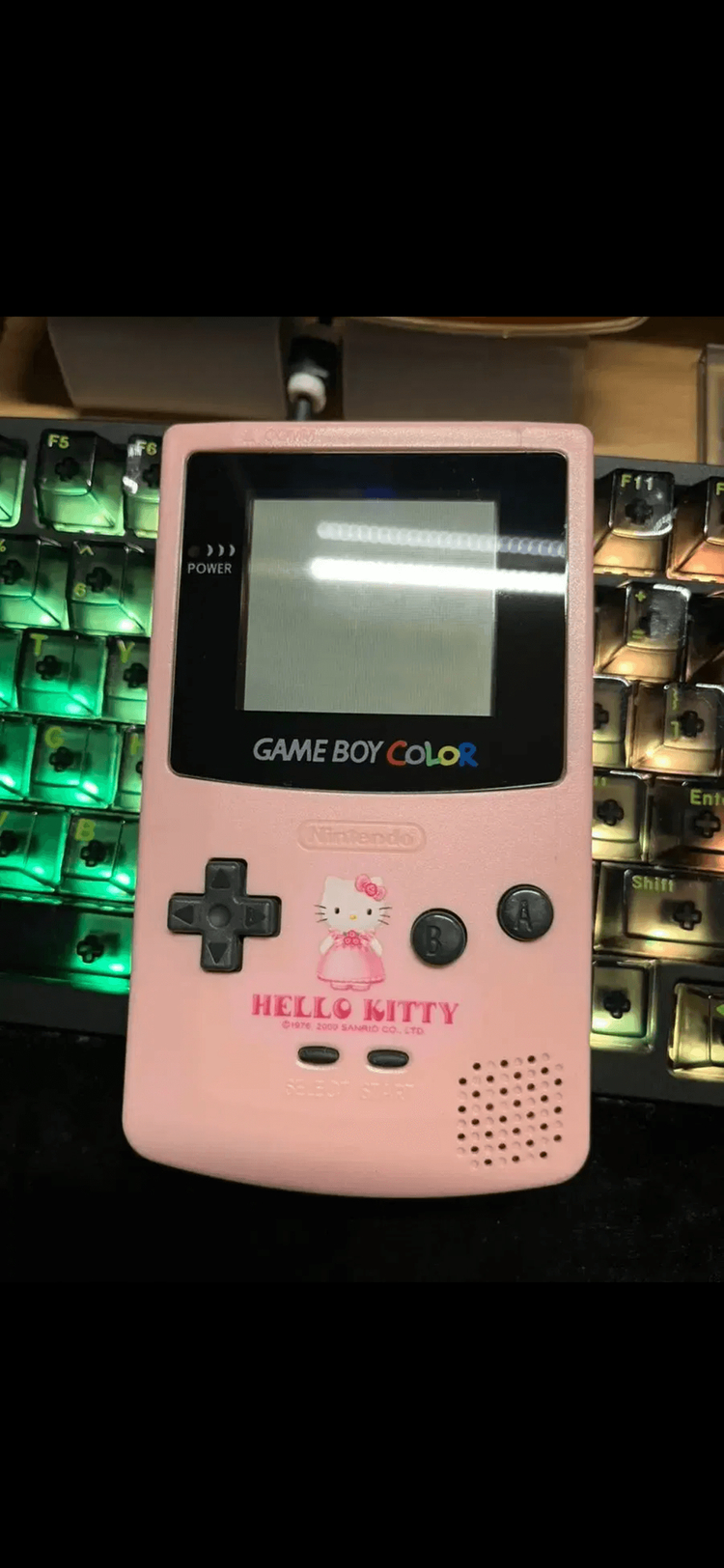 닌텐도 정품 한정판 헬로키티 치마 게임보이컬러gbc 이미지