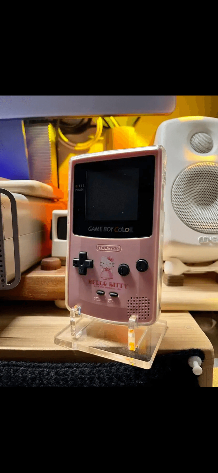 닌텐도 정품 한정판 헬로키티 치마 게임보이컬러gbc 이미지
