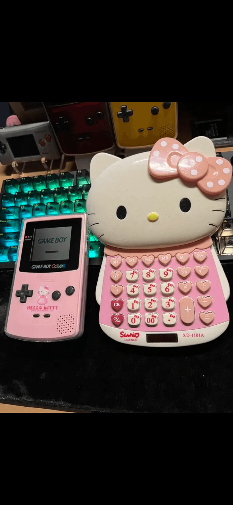 닌텐도 정품 한정판 헬로키티 치마 게임보이컬러gbc 이미지