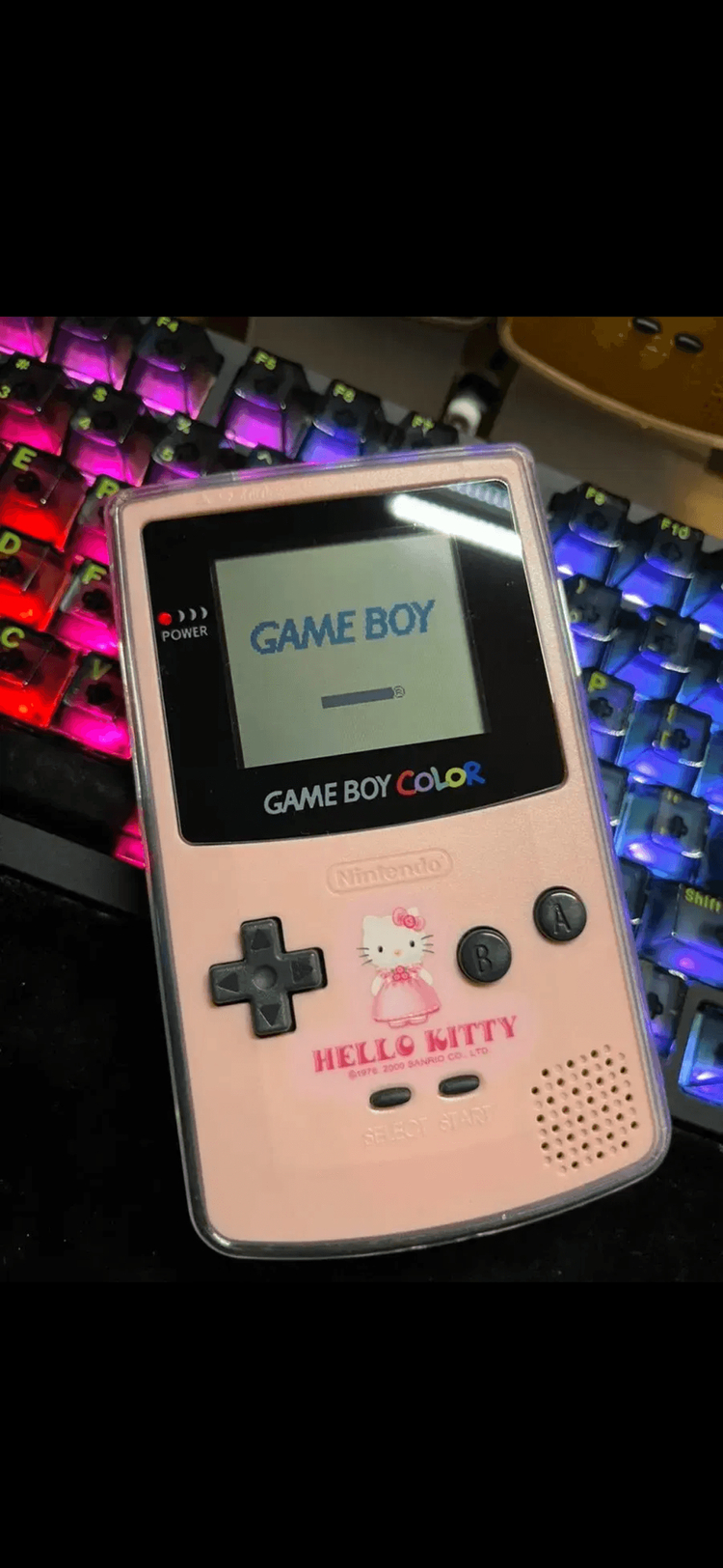 닌텐도 정품 한정판 헬로키티 치마 게임보이컬러gbc 이미지