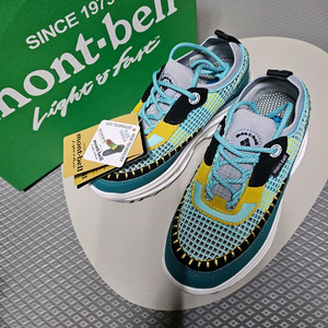 (새상품)몽벨 다이나믹 리플렉스 트레킹화 그린. 몽벨 여성 트레킹화. 몽벨 여성 운동화