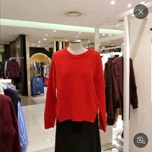 스튜디오톰보이 언발란스 컷팅 라운드 니트 사이즈 F