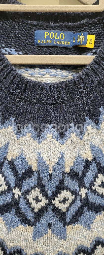 폴로랄프로렌 남성 페어아일 울 니트스웨터--1