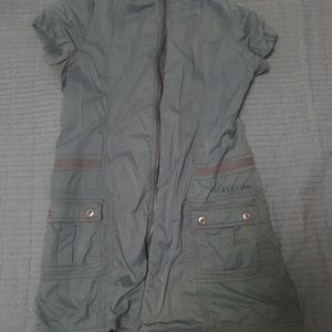 엘르골프 여성 반팔 집업 롱 재킷 95