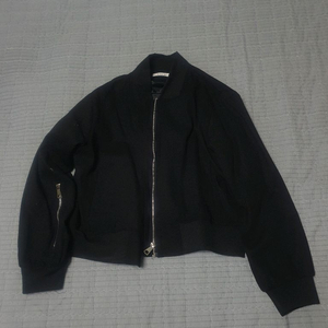 LALA 블랙 항공 점퍼 XL