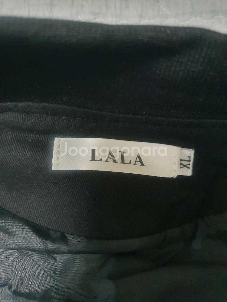 LALA 블랙 항공 점퍼 XL--2