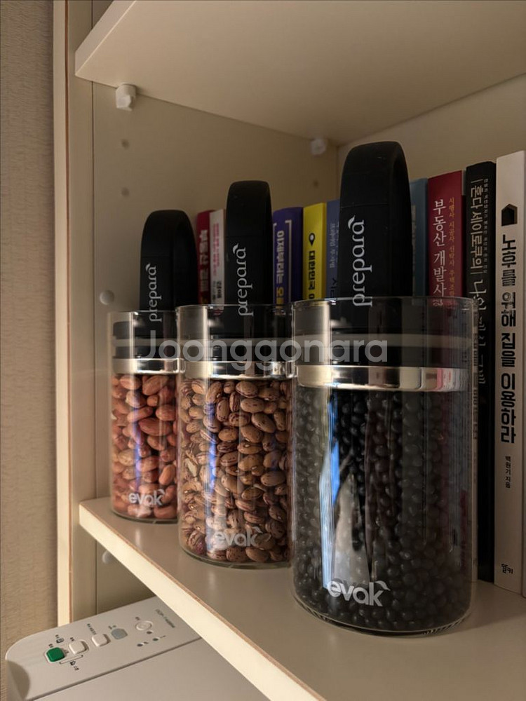 프리파라, EVAK 진공 밀폐유리병(M, 3개)--0