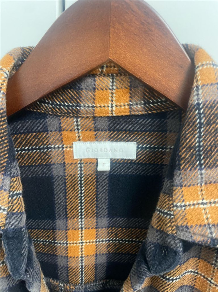 지오다노 플란넬 셔츠--1