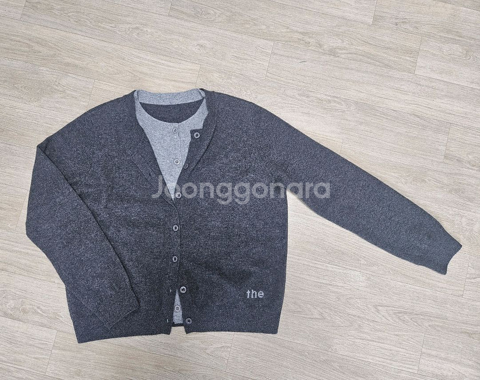 캐시미어 2중버튼 가디건 66(55가능)--0
