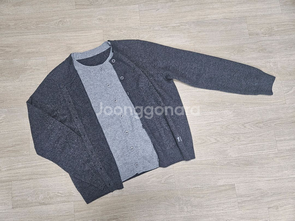 캐시미어 2중버튼 가디건 66(55가능)--1
