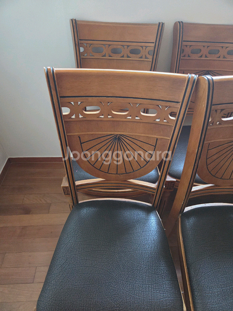 대리석 식탁 세트--7