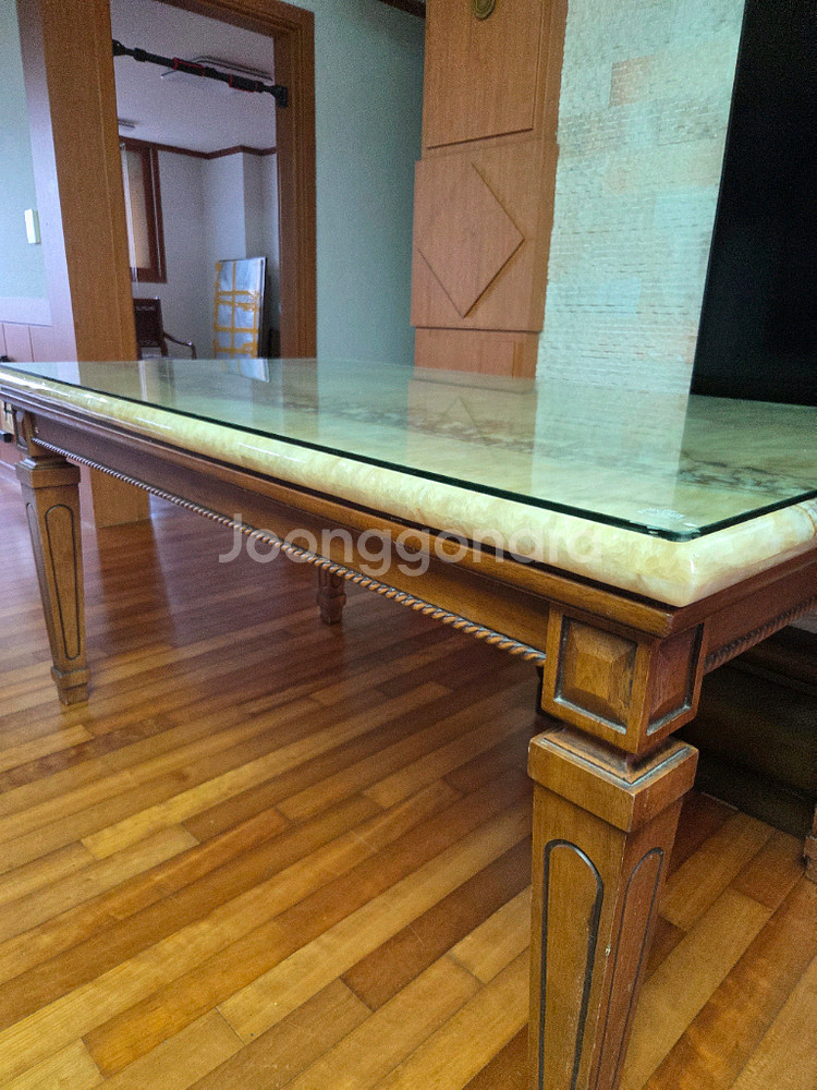 대리석 식탁 세트--8