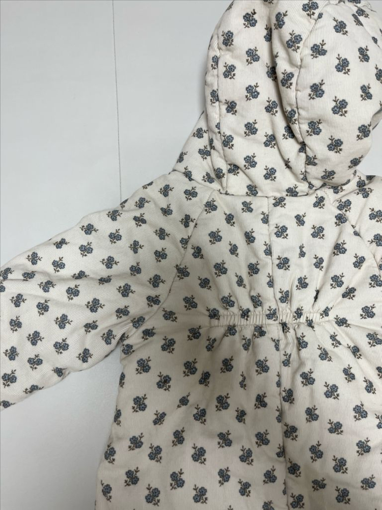 베네베네 꽃무늬 아기 우주복 24M--5