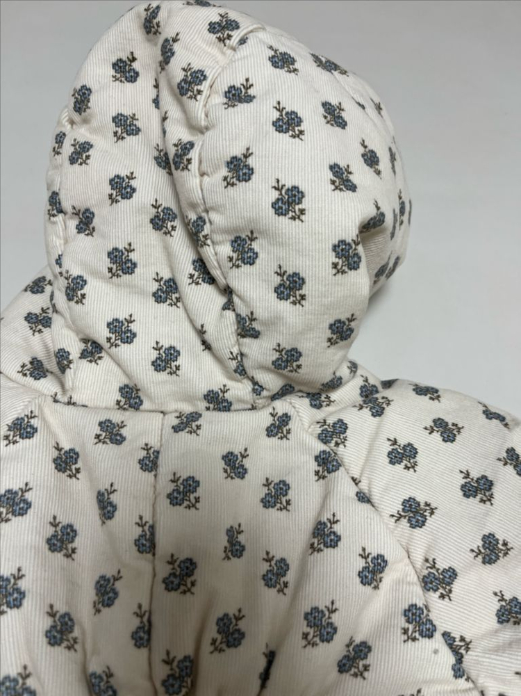 베네베네 꽃무늬 아기 우주복 24M--6