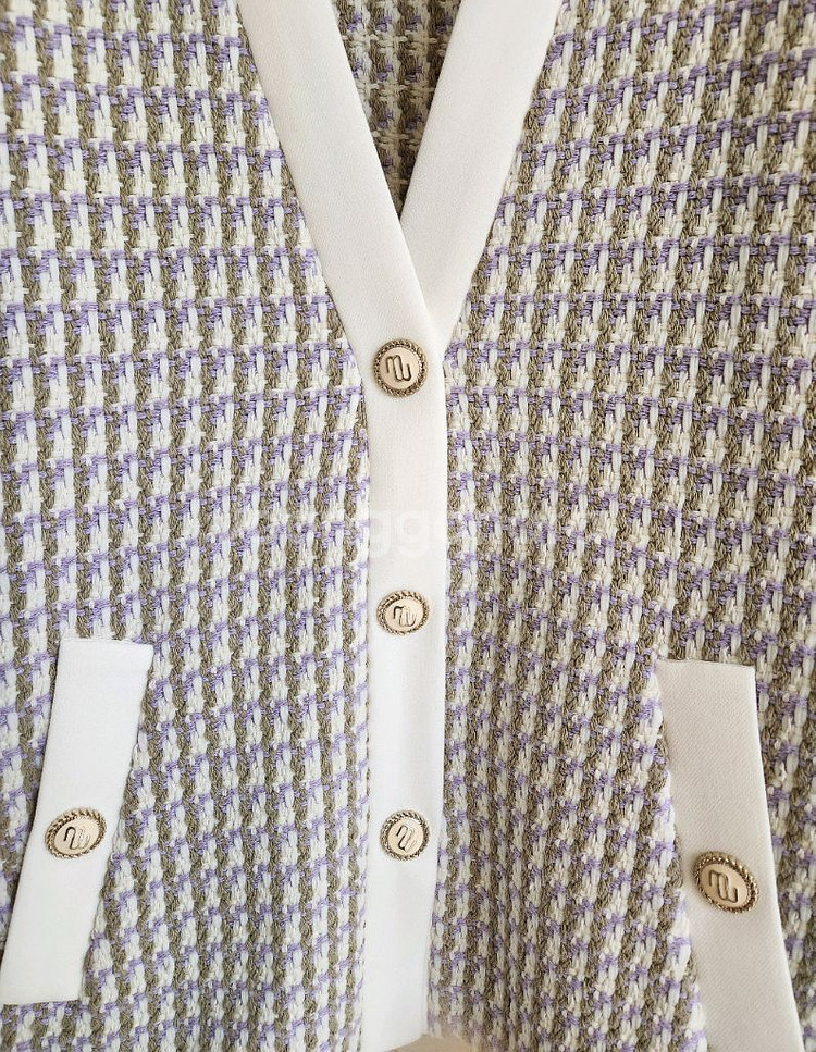 마쥬 시그니처 트위드 가디건 자켓 36사이즈--5