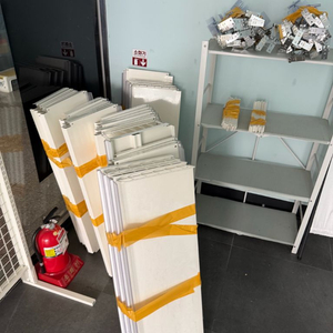 무인아이스크림 철제 3단 선반 과자선반 과자매대