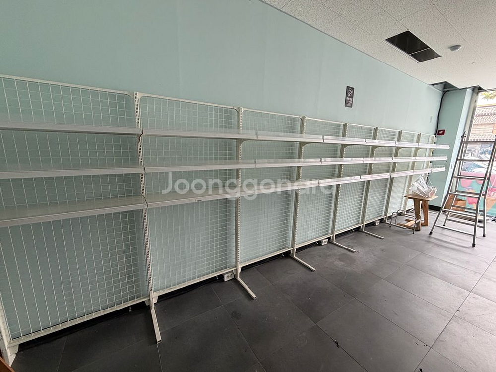 무인아이스크림 철제 3단 선반 과자선반 과자매대--2