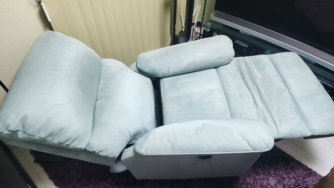 1인용 전동 리클라이너 소파--1