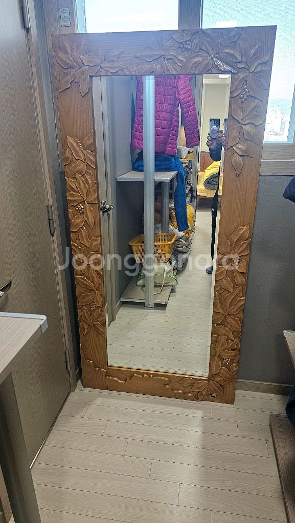 류수영 가구 꽃조각 대형 전신거울--0