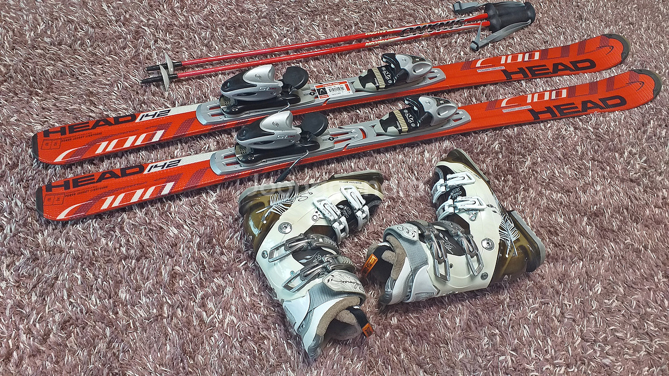 헤드 스키 + 살로몬 부츠 세트(스키142,부츠240/245)--0