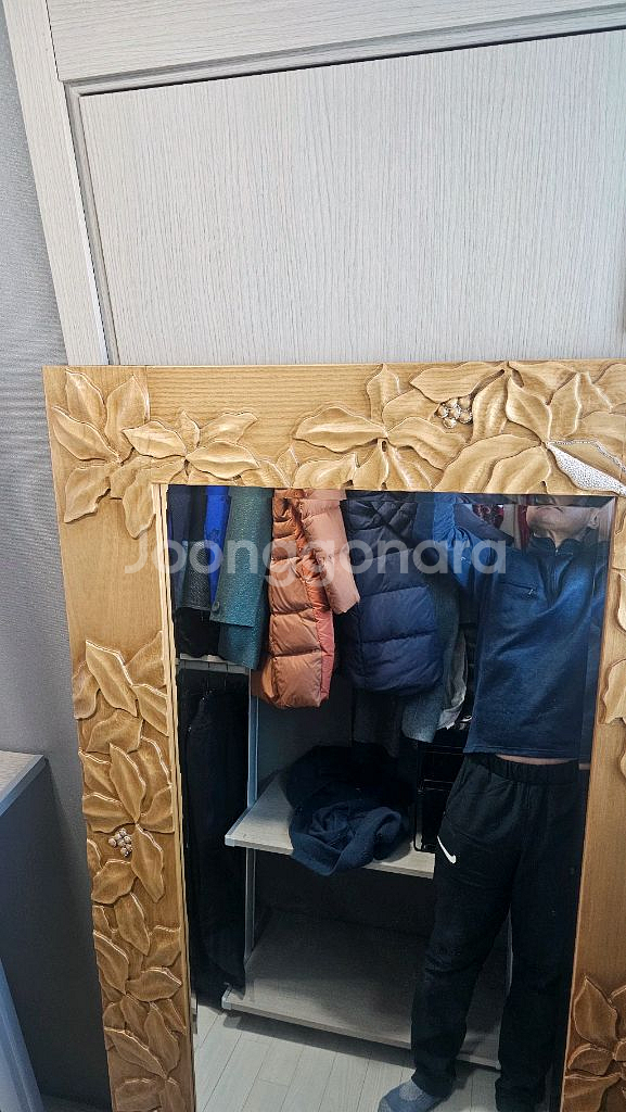 류수영 가구 꽃조각 대형 전신거울--7