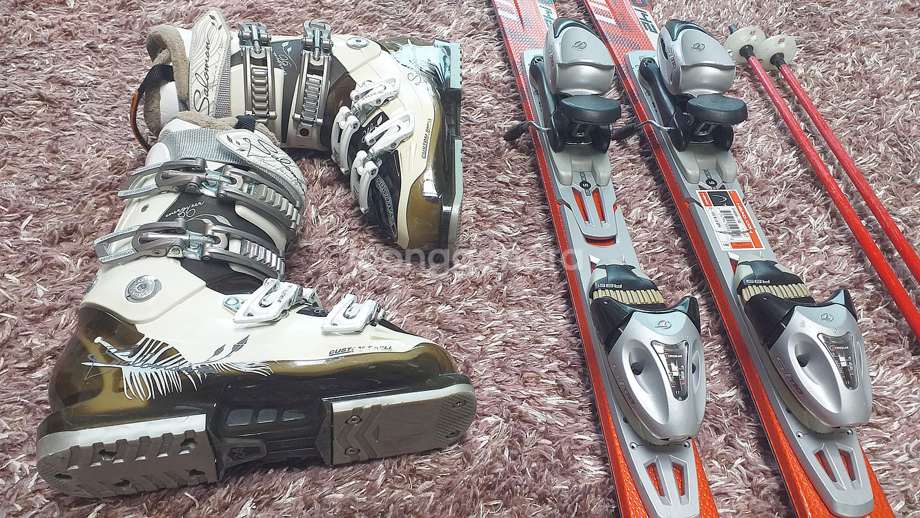 헤드 스키 + 살로몬 부츠 세트(스키142,부츠240/245)--5