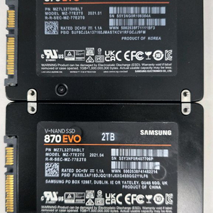 삼성 870 EVO 2TB SSD