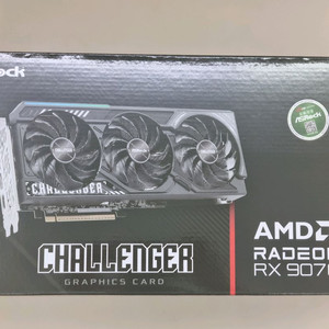 에즈락 RX 9070 XT 단순개봉 1회장착 9070xt