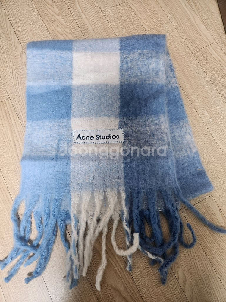 아크네 체크 머플러--2