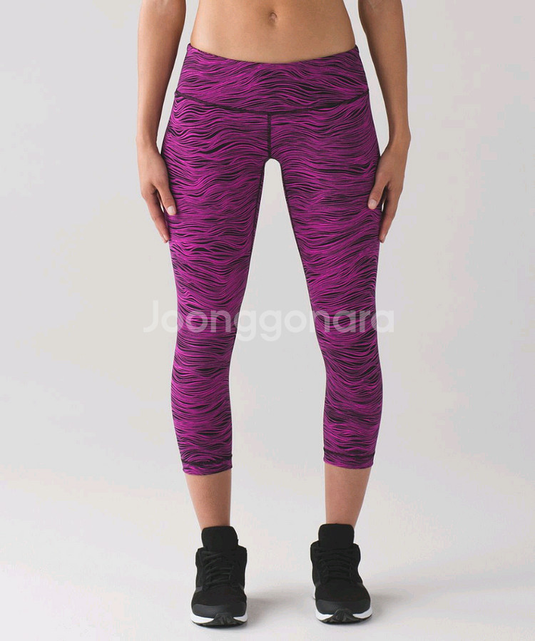 룰루레몬 Wunder Under Crop III 4 사이즈 원더언더 레깅스--1