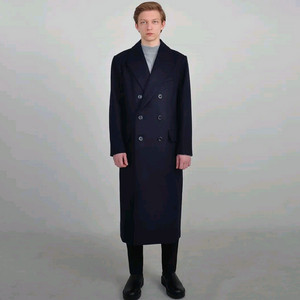 21FW 데꼬로소 울 더블 롱 코트 네이비 2XL 구매합니다 이미지