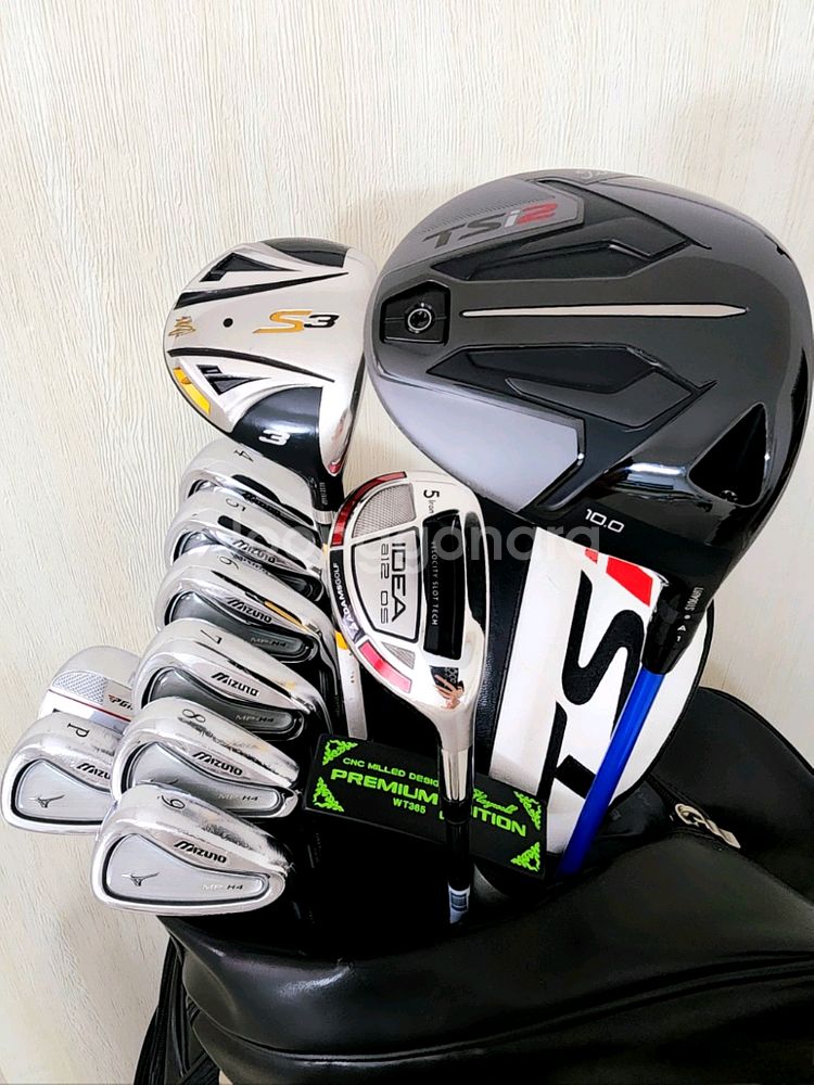 특A급! 남성용 타이틀, 미즈노 골프채 풀세트!--0